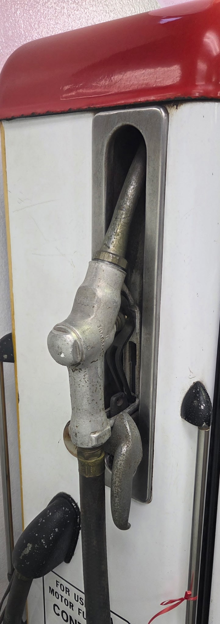 Vintage Double-Sided Texaco Gas Pump with Globe - 5