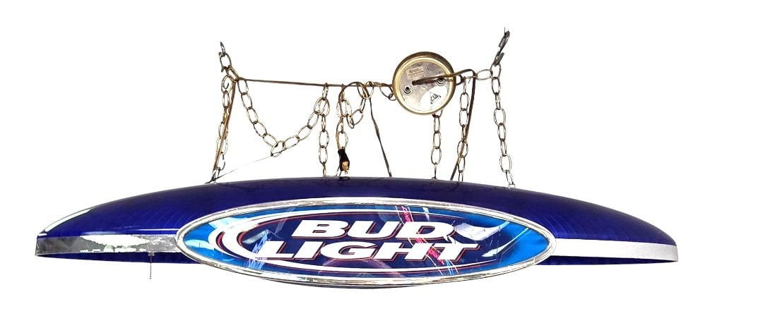 Bud Light Billiard Light: Bud Light Billiard Light 5' wide