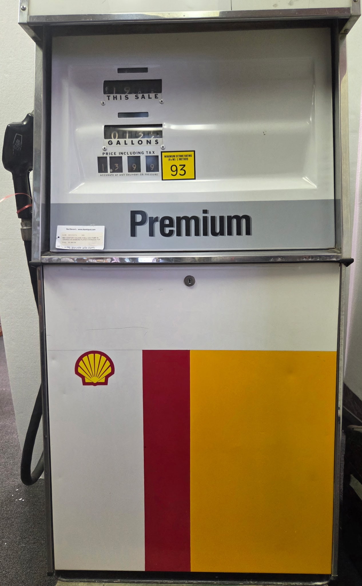 Mid Century Shell Gas Pump (1 of 3)