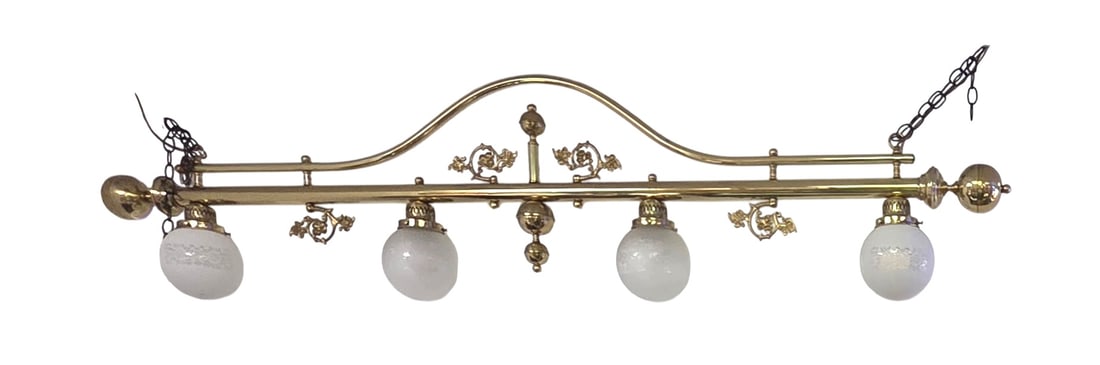 Vintage Brass Billiard Light (1 of 3)