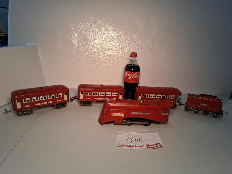 Lionel O-gauge Commodore Vanderbilt engine and 4 cars (1 of 4)