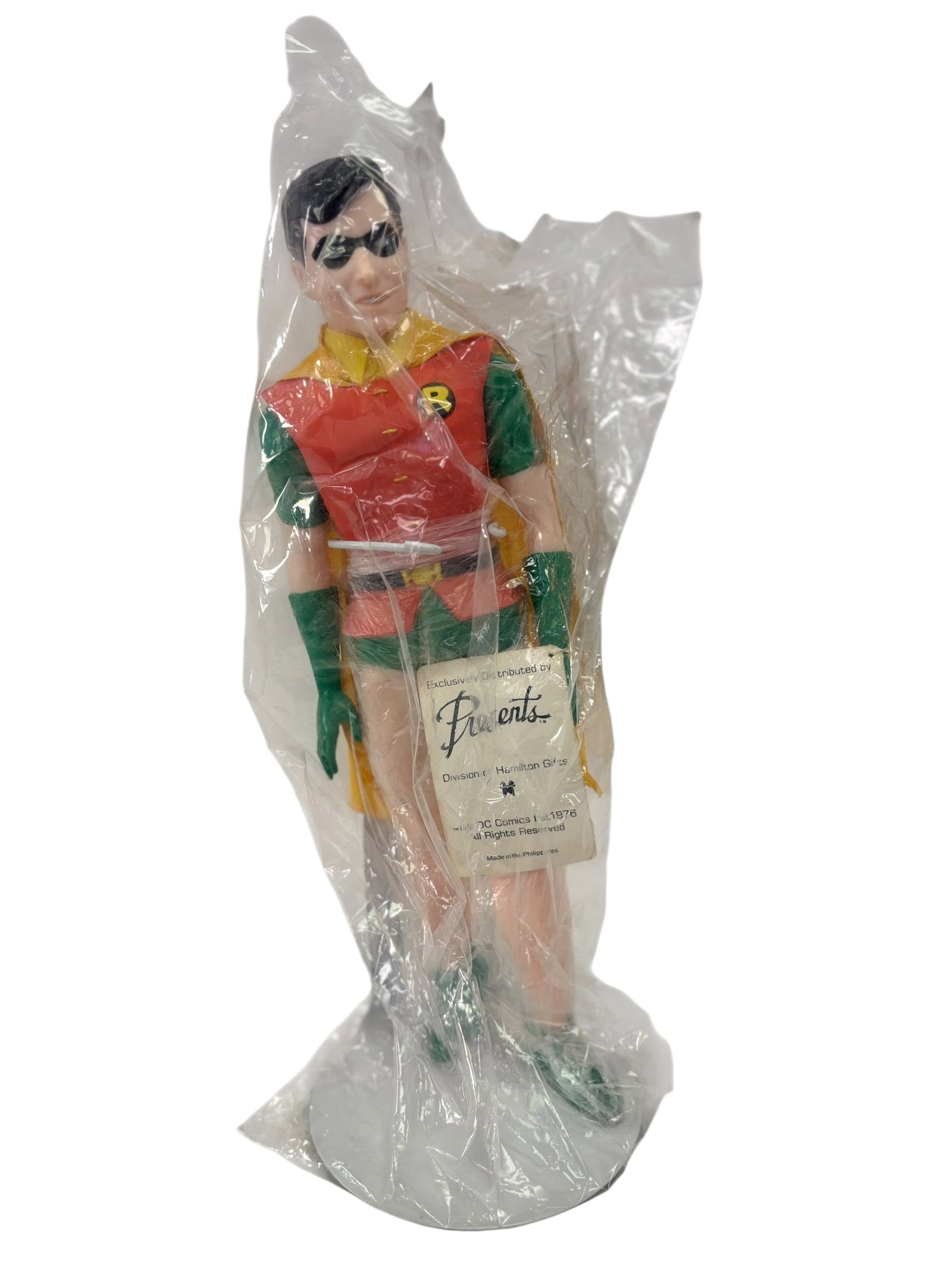 Vintage DC Comics 13 Inch Robin, by Hamilton Gifts, with Original Tag, Stand and Bag. (1 of 2)