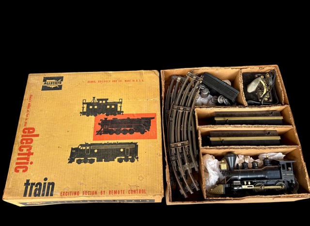 Vintage Allstate Electric Train Set In Original Box (1 of 4)