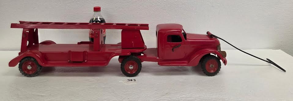 Hand Pulled Fire Truck - 3
