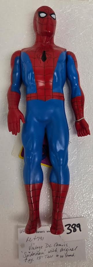 Vintage 13" DC Comics Spiderman with Original Hamilton Gifts Ltd. Tag (1 of 2)