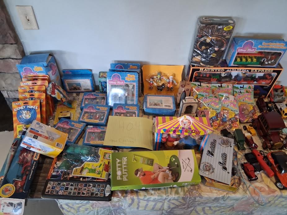 Dealer Table Lot Cars Trucks and Cartoon Characters (1 of 5)