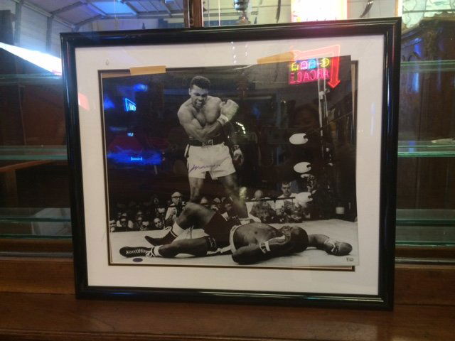 Original Muhammad Ali Autographed Photo in Frame (1 of 2)