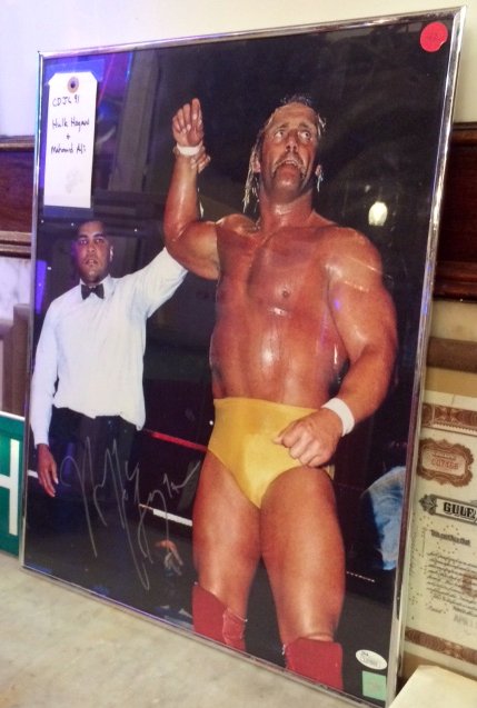 Photo of Hulk Hogan & Muhammad Ali Signed by Hulk Hogan (1 of 3)