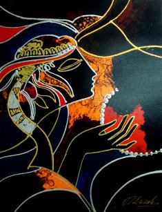 Oleg Zhivetin "Untitled": Original hand signed and numbered giclee on canvas;
