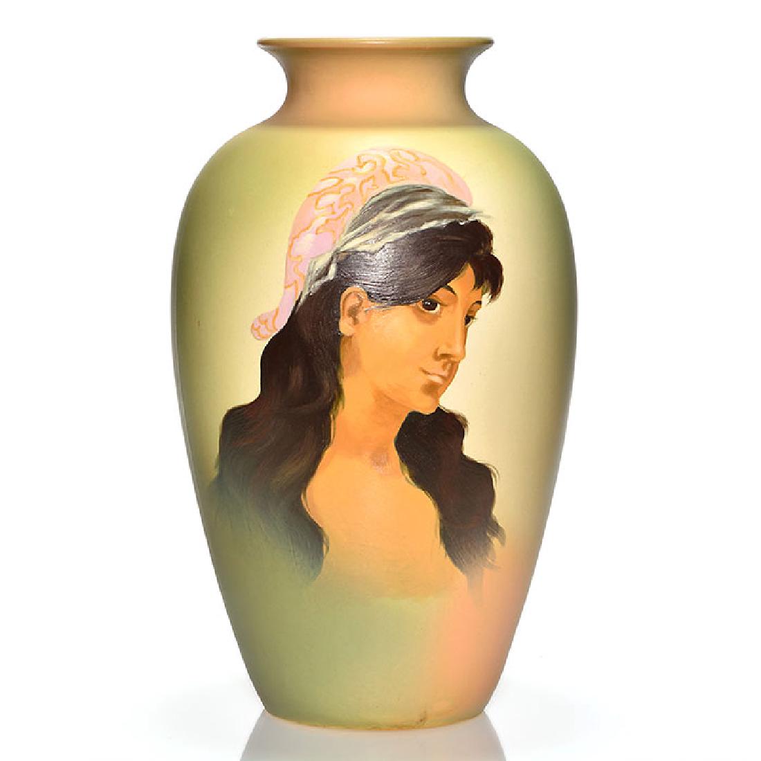 Weller Perfecto portrait, Gypsy, Burgess, 12 3/4 inches (1 of 1)