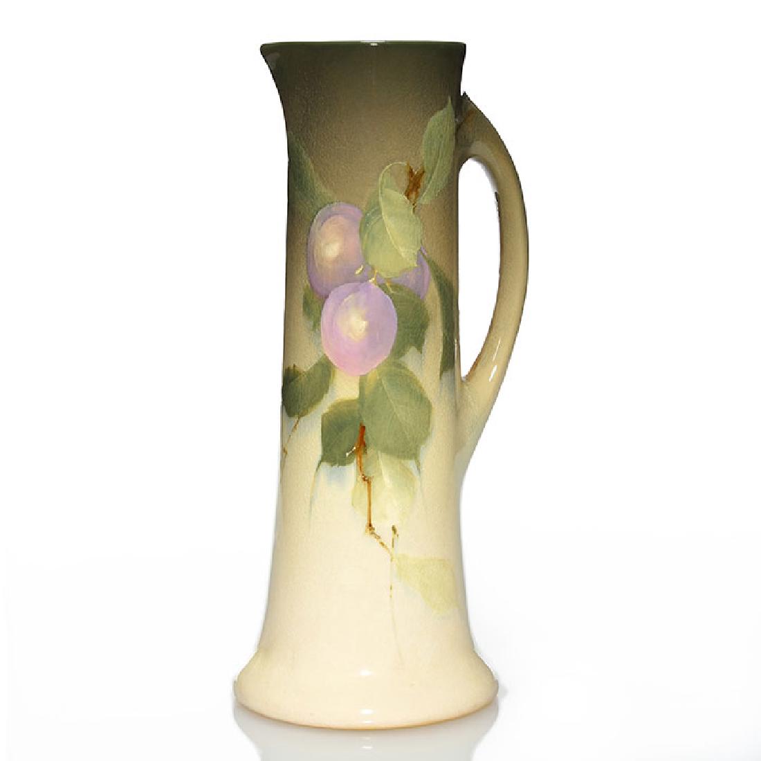 Roseville Rozane Light tankard, plums, Pillsbury,13 3/4 (1 of 1)