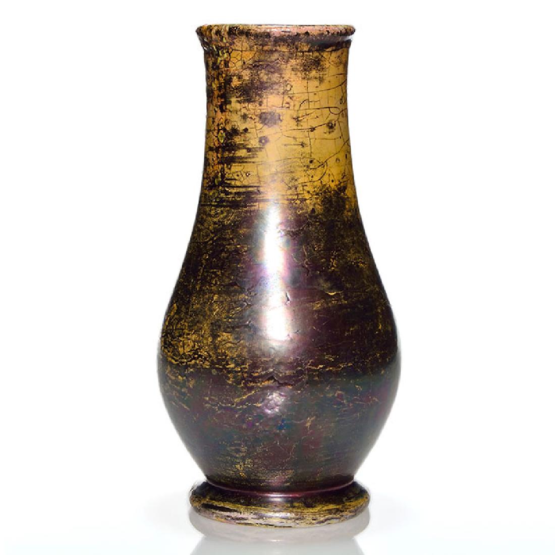 Weller  Bronze Ware, Frosted Matt, unusual glaze, 11 (1 of 2)