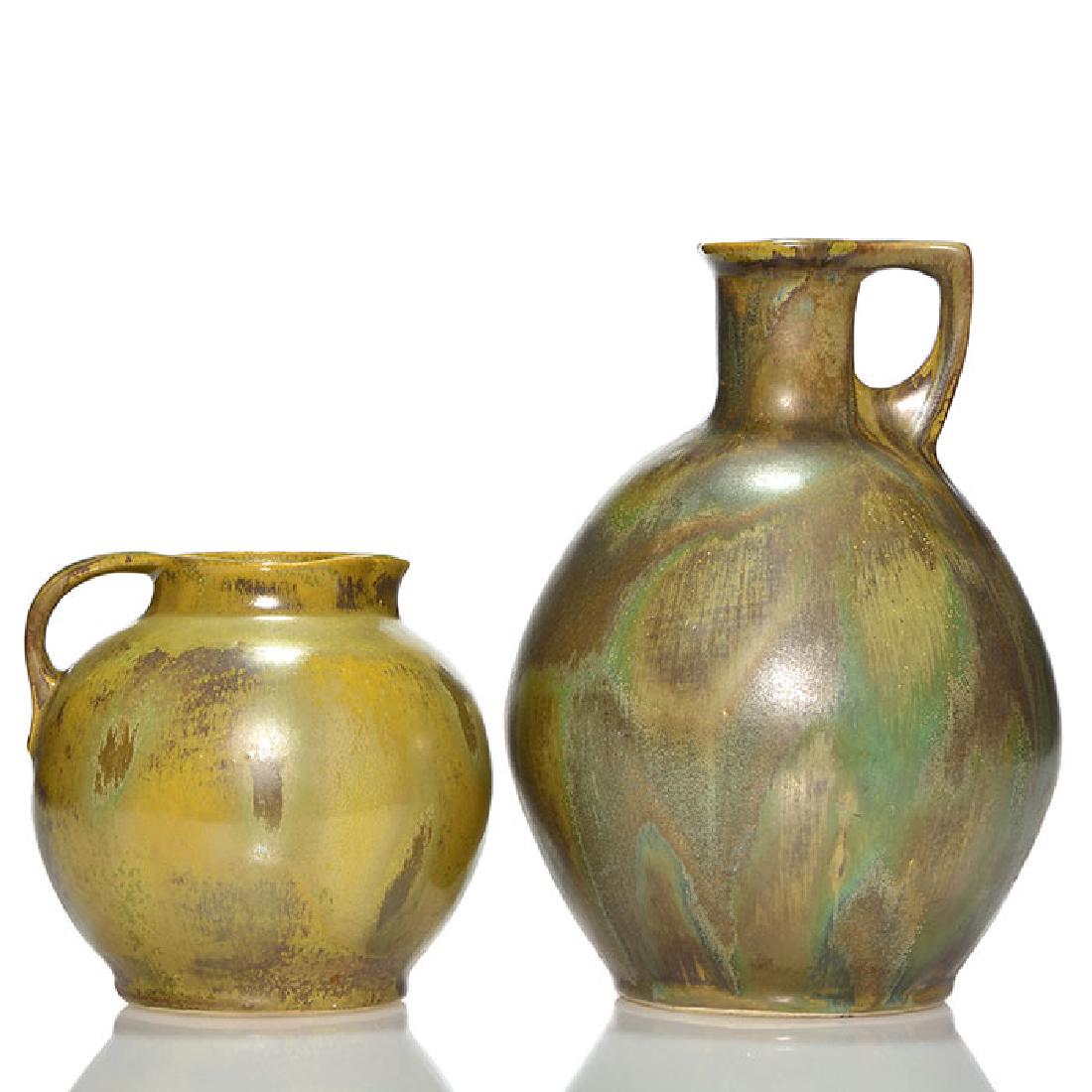 2 Red Wing Nokomis pieces, jug 9 1/4 inches & pitcher 5 (1 of 1)