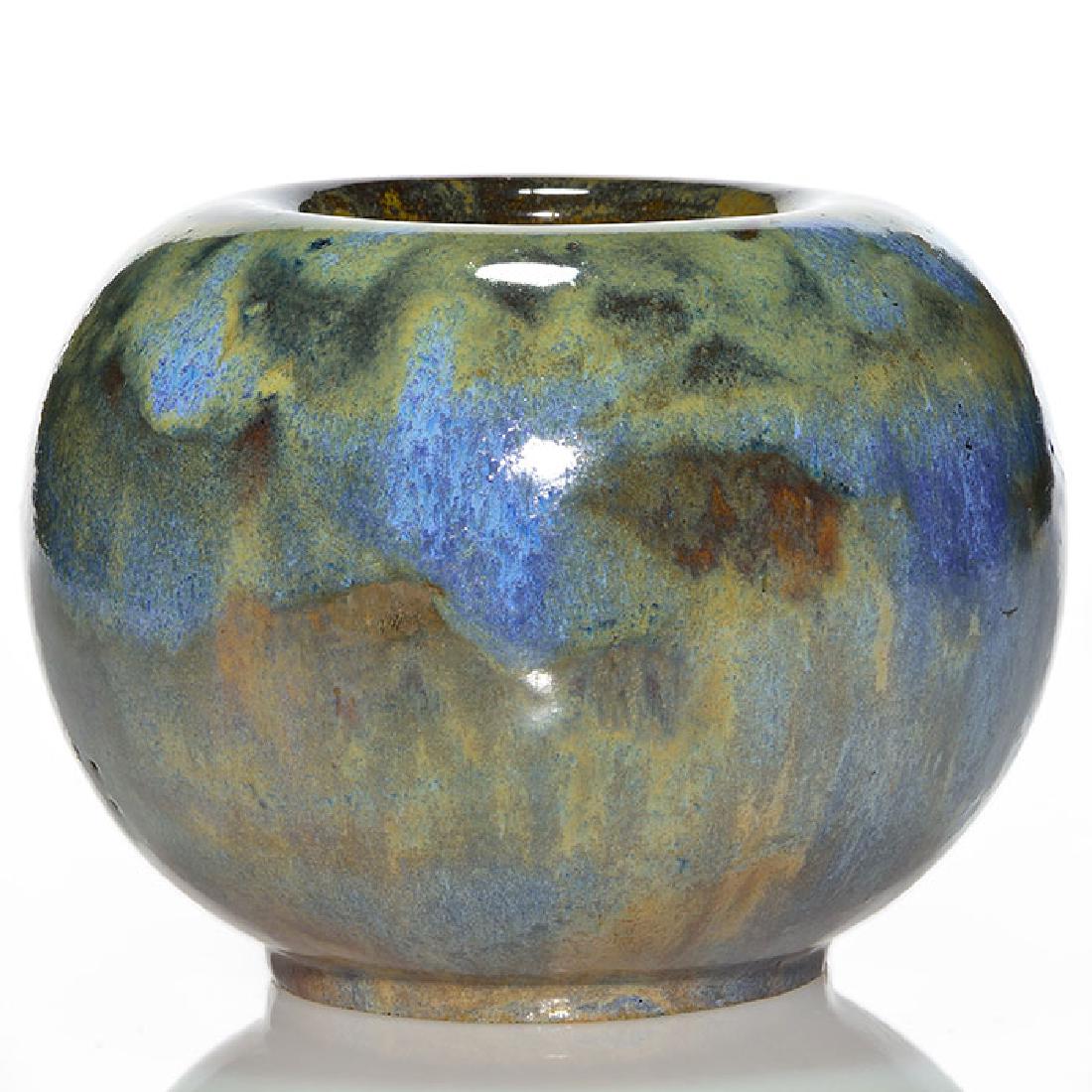 Fulper Edam vase, shape 61, Flambe’ glazes, 5 1/2” by 7 (1 of 1)