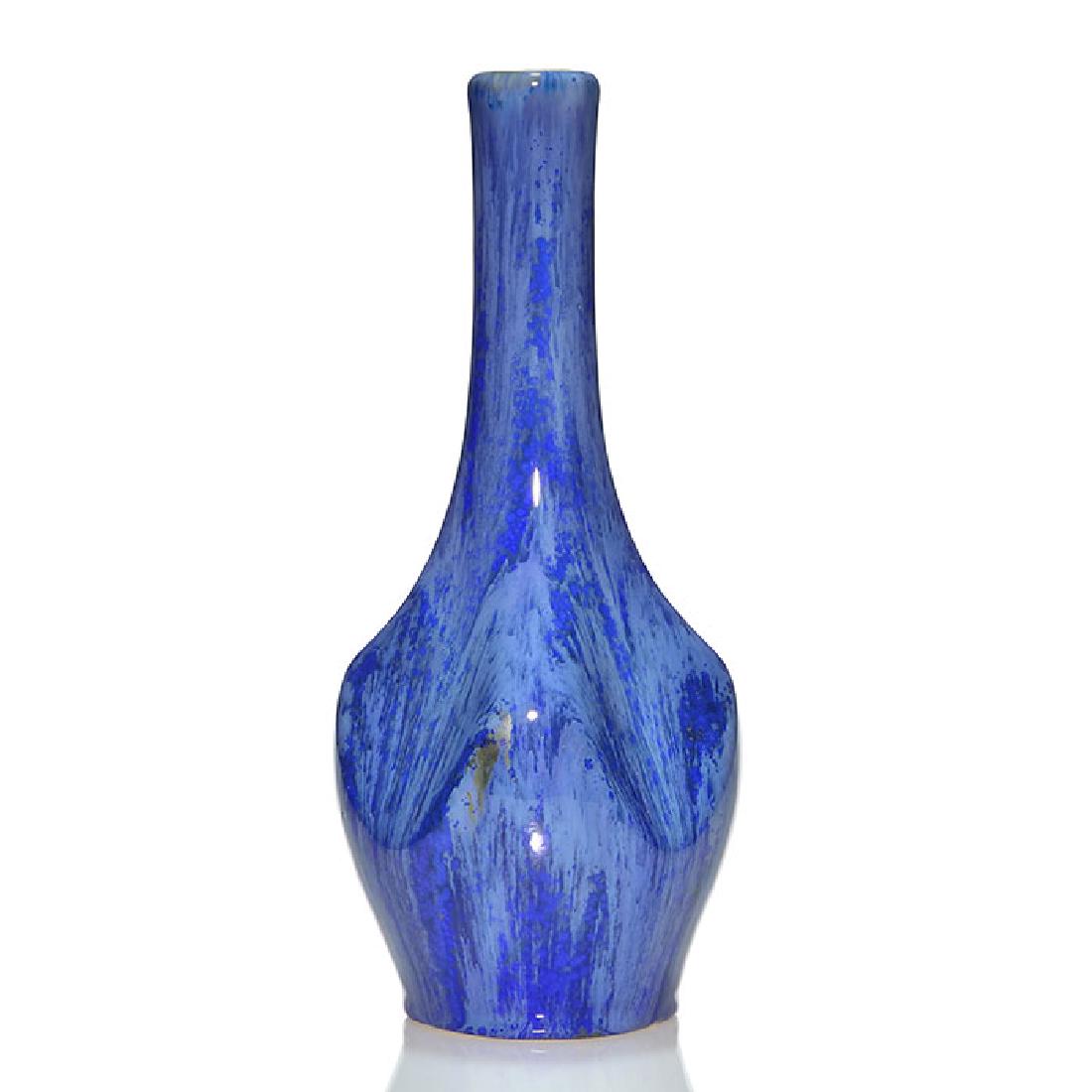 Pierrefonds bottle vase, crystalline, 9 3/4 inches (1 of 1)