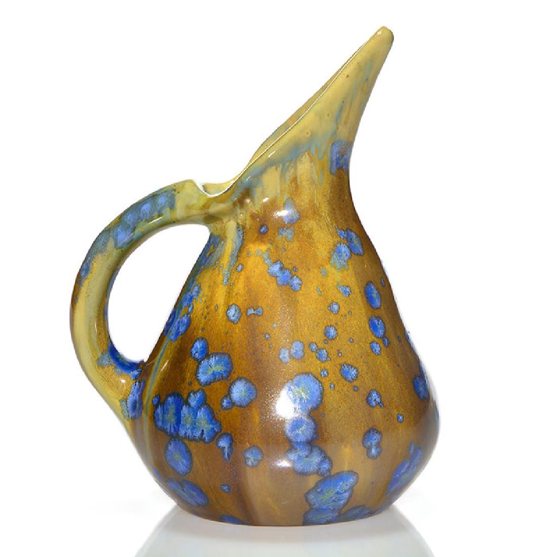Pierrefonds pitcher, crystalline, 7 1/4 inches (1 of 1)