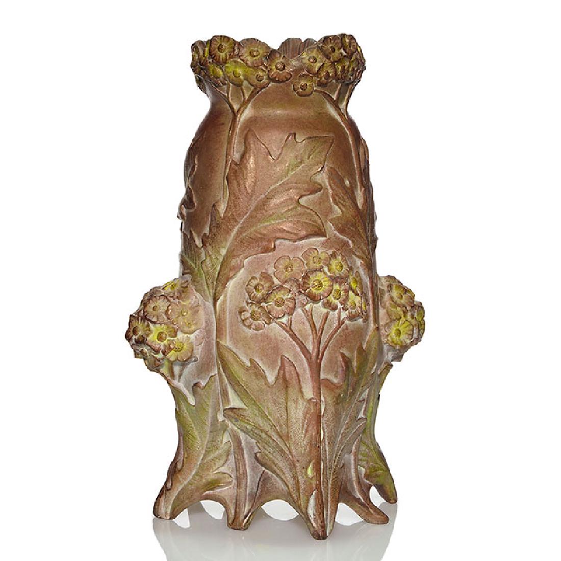Helene Sibeud Art Nouveau bronze vase, hydrangea, 12 (1 of 1)