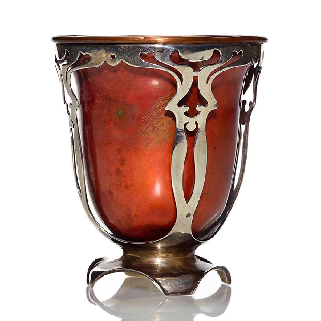 Gorham sterling Athenic copper vase, 3 7/8 inches (1 of 1)