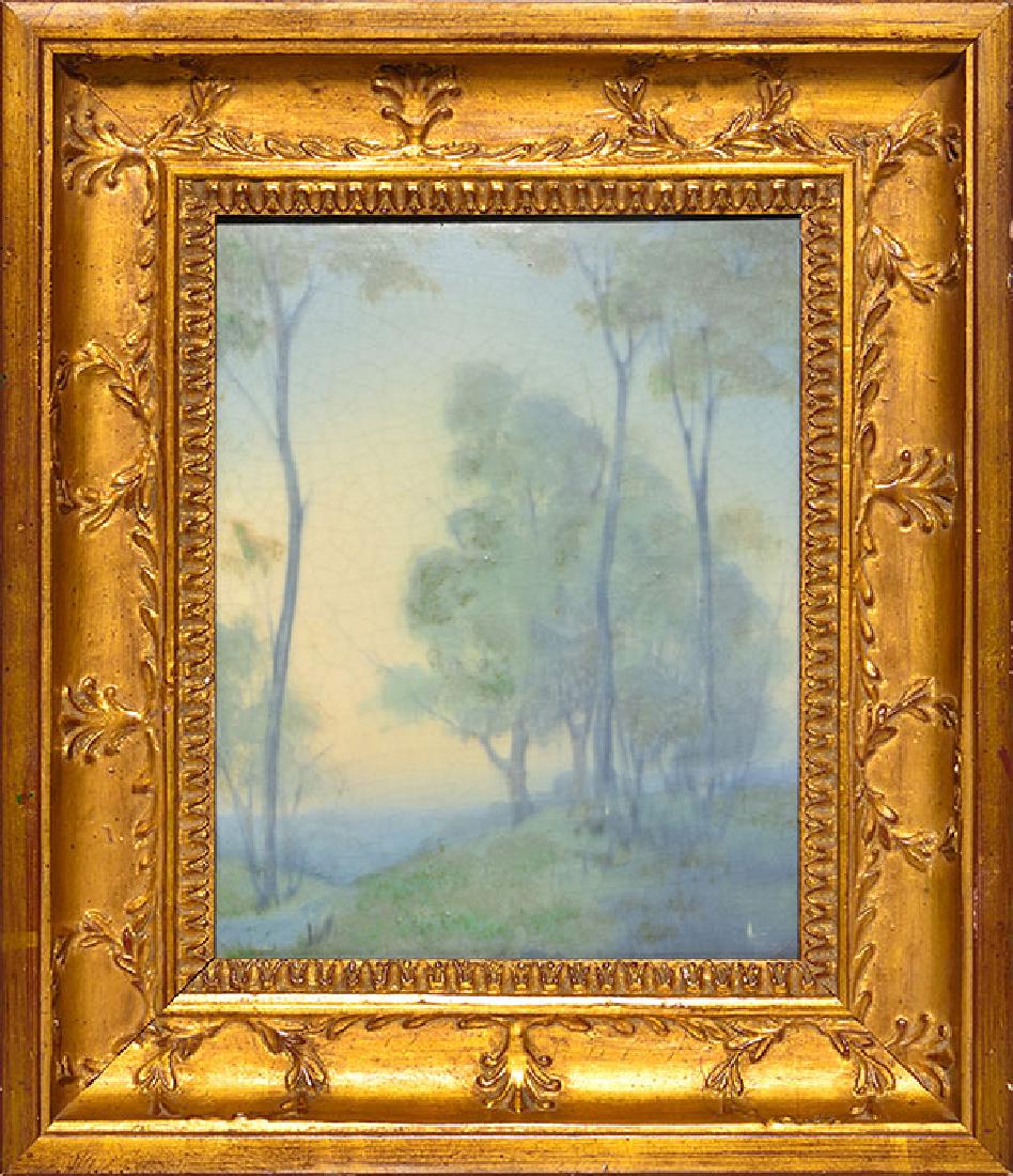 Rookwood Vellum plaque, Epply,1918, 9 1/8 x 7 inches (1 of 2)