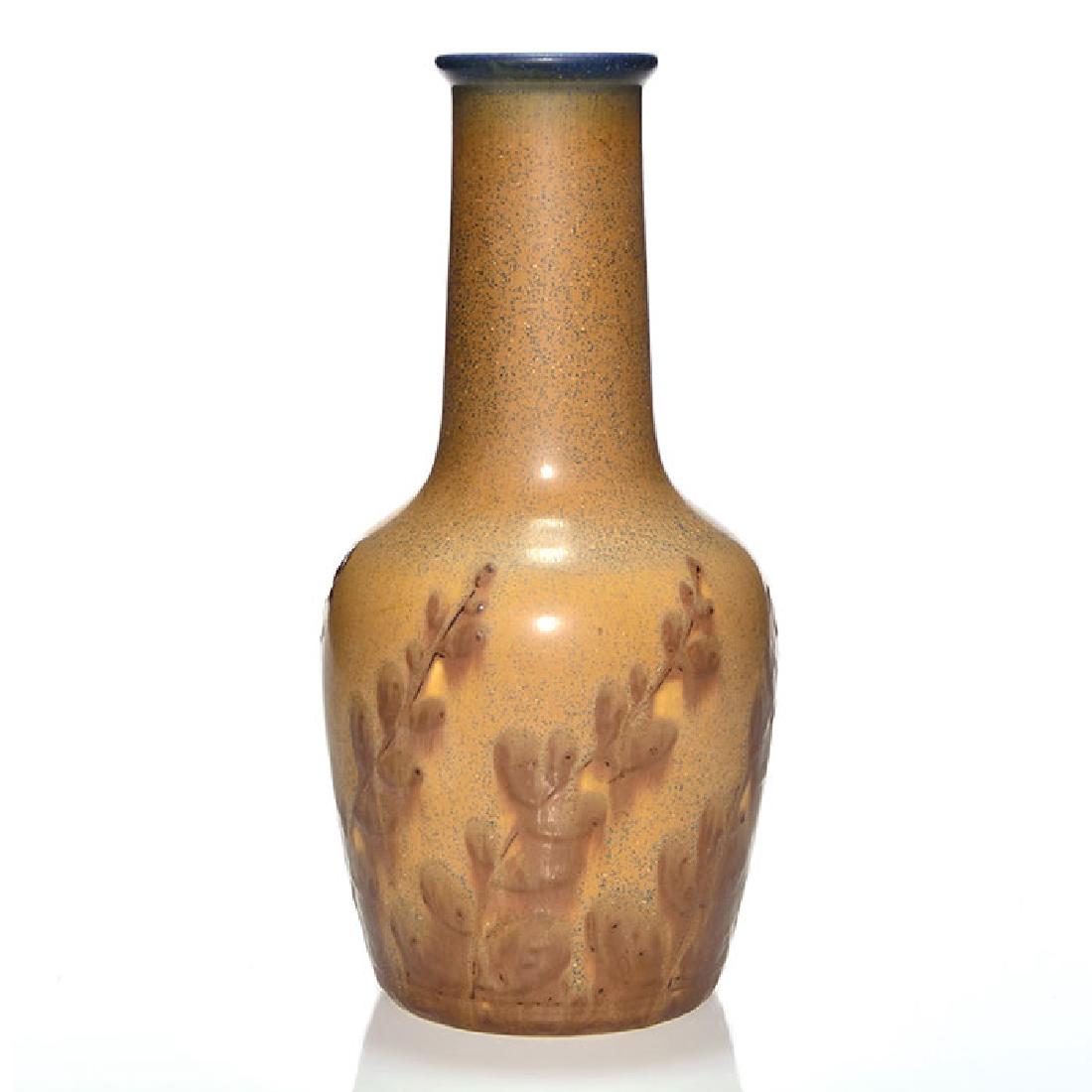 Rookwood Mat floral vase, Hentschel, 1927,2070, 12 1/4 (1 of 1)