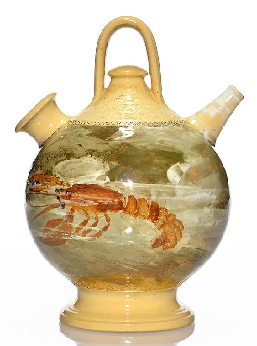 Rookwood Spanish Water jug, lobster,early RP, 9 5/8 (1 of 2)