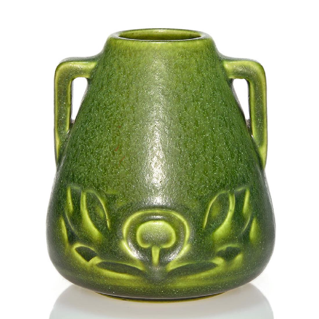 Rookwood production vase, green crystalline, 1913, 4 (1 of 1)
