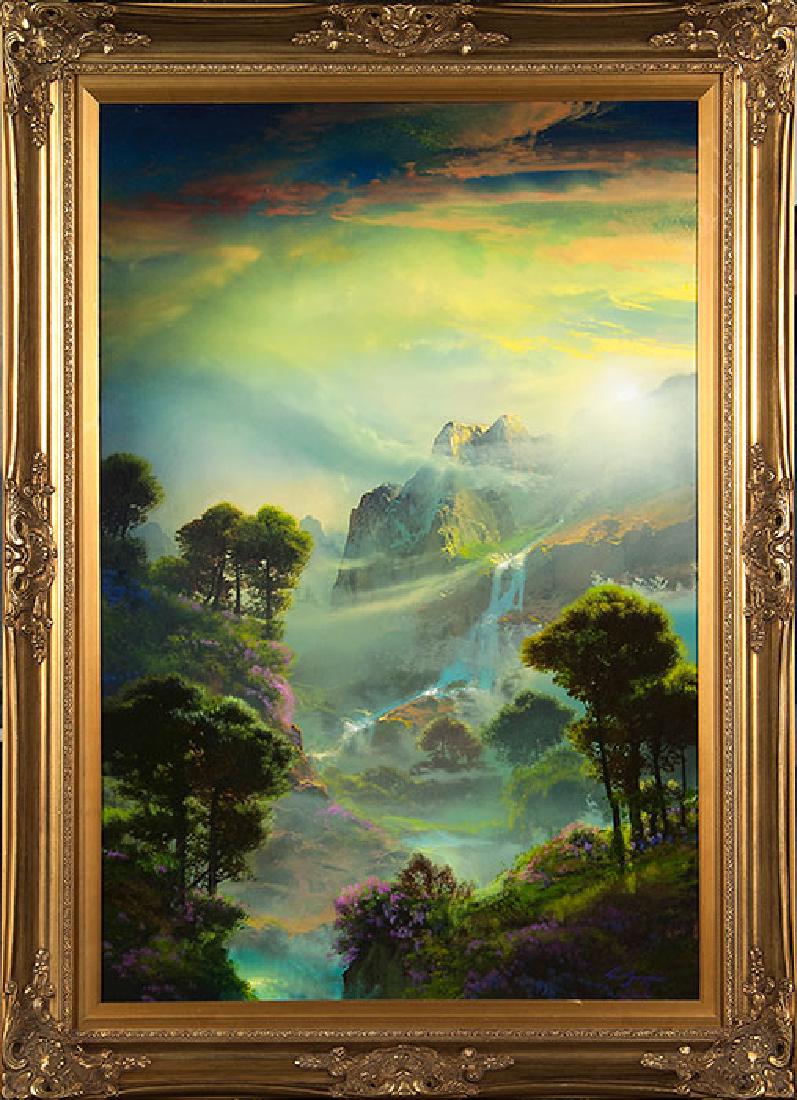 Dale TerBush, O/C, Fantastic Landscape, 25 x 37 inches (1 of 4)