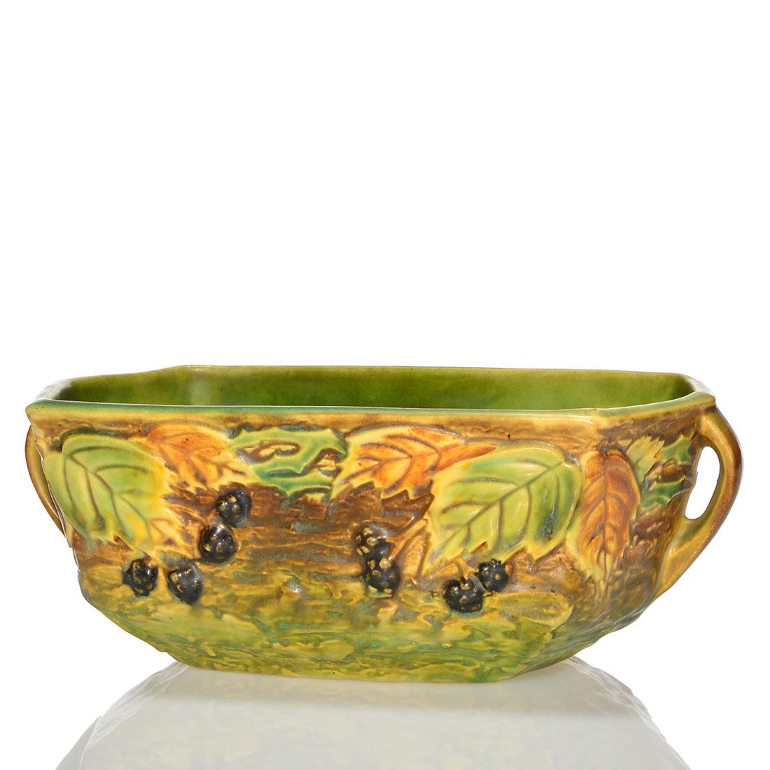 Roseville Blackberry bowl, shape 227-8 (1 of 1)