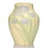 Weller Hudson light vase, blue irises, 8 1/2 inches