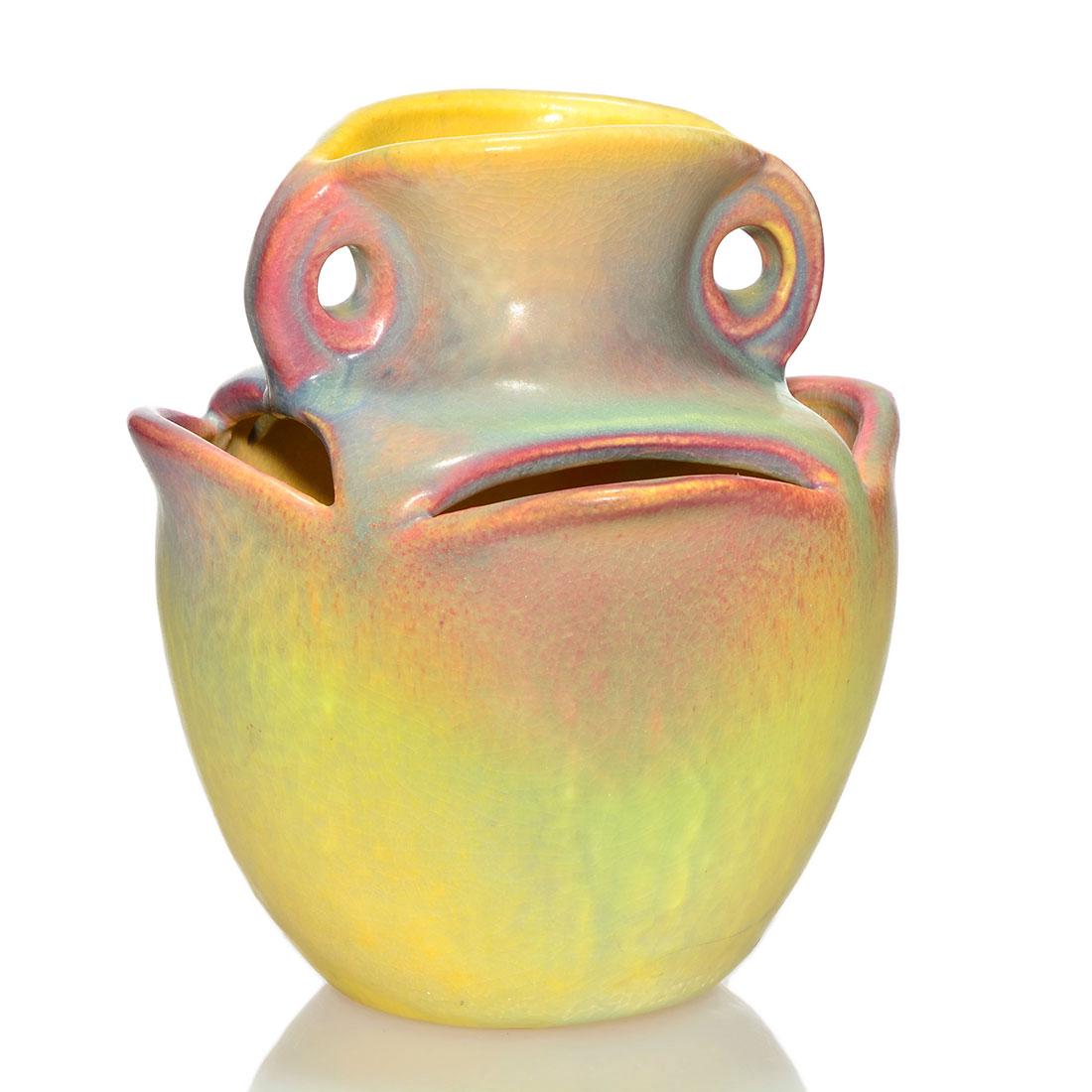 Miniature Weller violet pot in pastel colors, 4 1/8" (1 of 1)