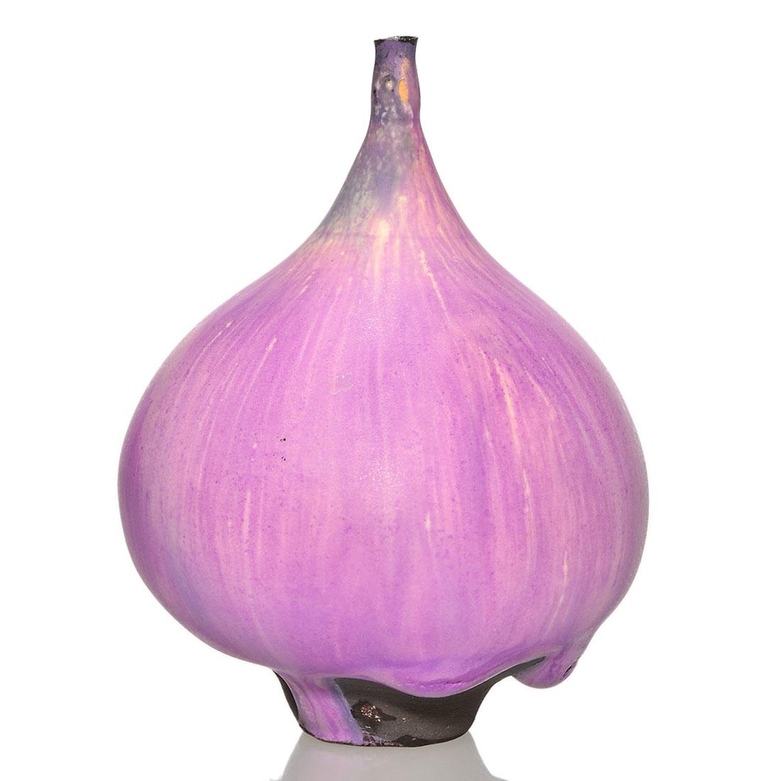 Cabat Feelie vase, purple and pink, 3 1/4" x 2 5/8" (1 of 1)