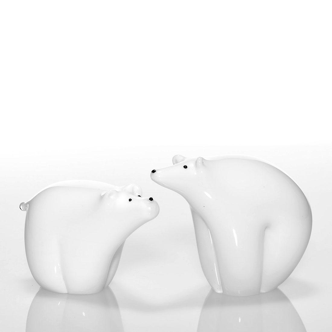 Pr. Orient & Flume Polar Bear paperweights, 3 1/2" (1 of 1)