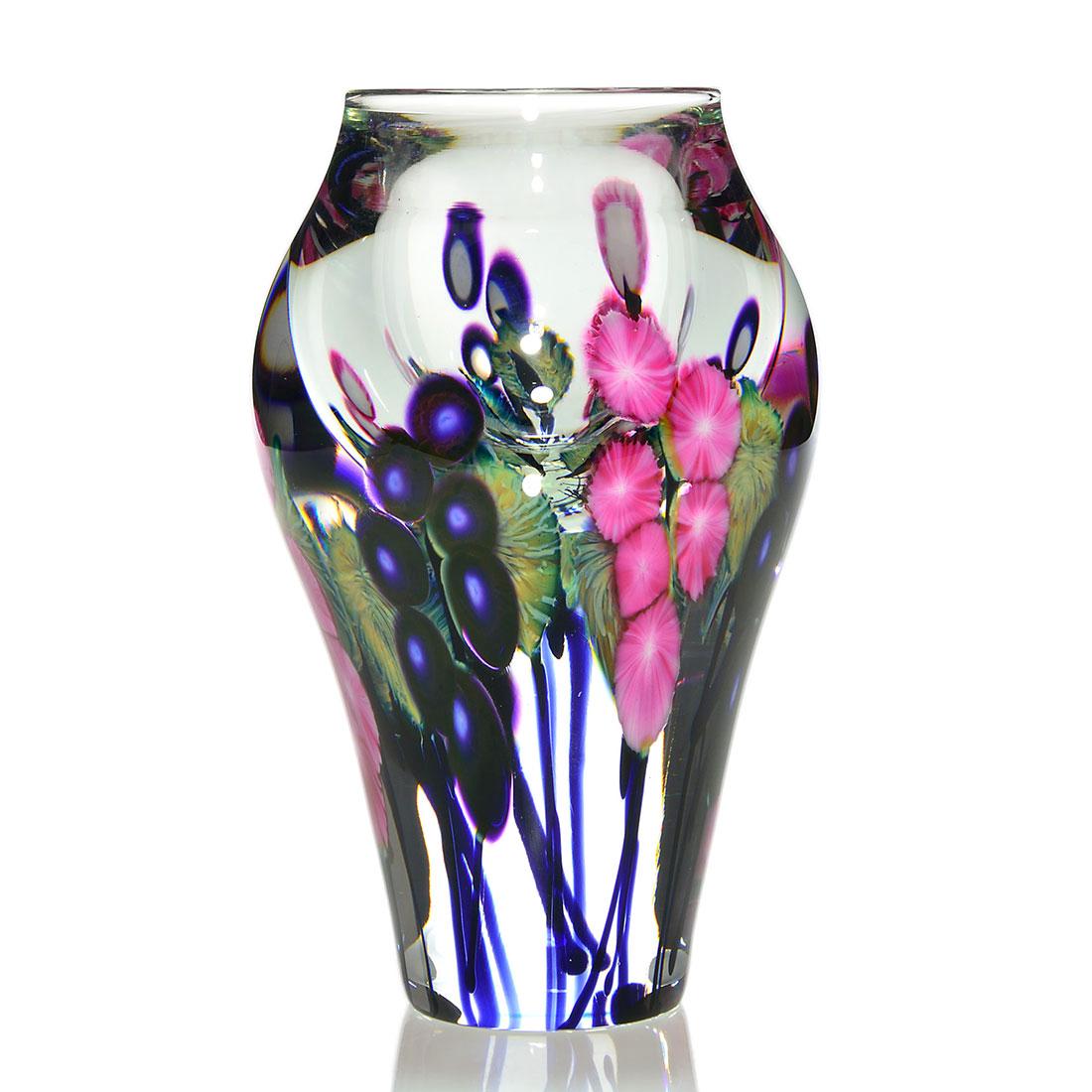 David Lotton Reflection Paperweight vase, 8 3/4" (1 of 2)