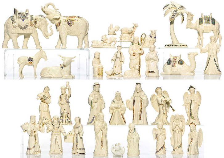 Lenox "China Jewels" Nativity set, 34 figurals Nov 04, 2017 Humler