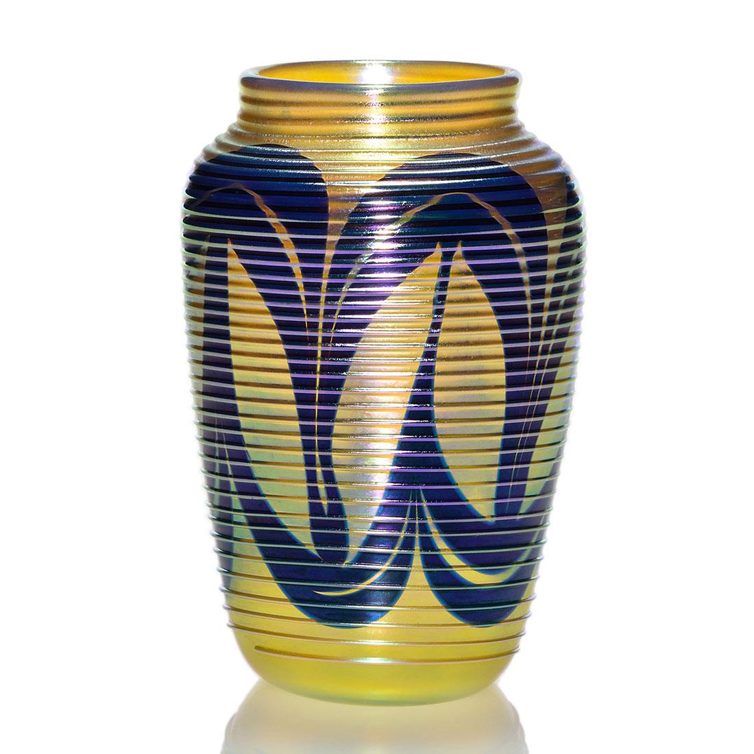 Orient & Flume vase, Smallhouse, threaded, 5 1/2" (1 of 1)