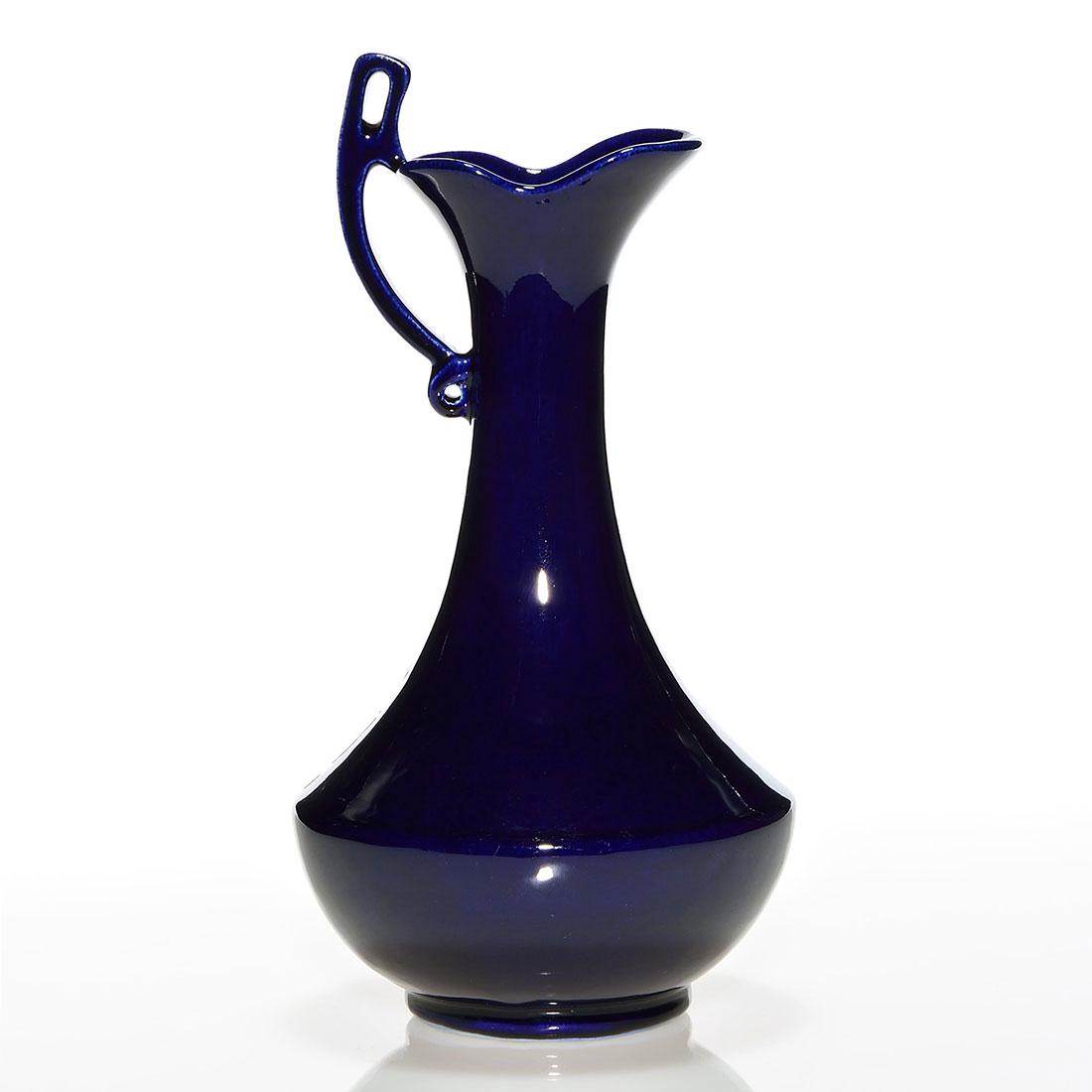 Cincinnati Art Pottery "Portland Blue" ewer, Kezonta, (1 of 1)