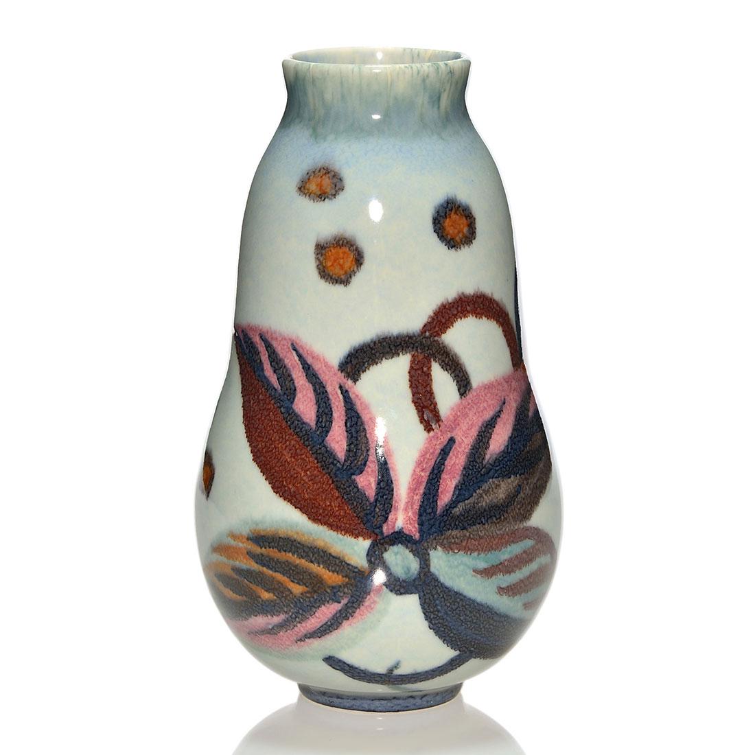 Kenton Hills porcelain vase, 9 7/8, shape 87, Stratton, (1 of 2)