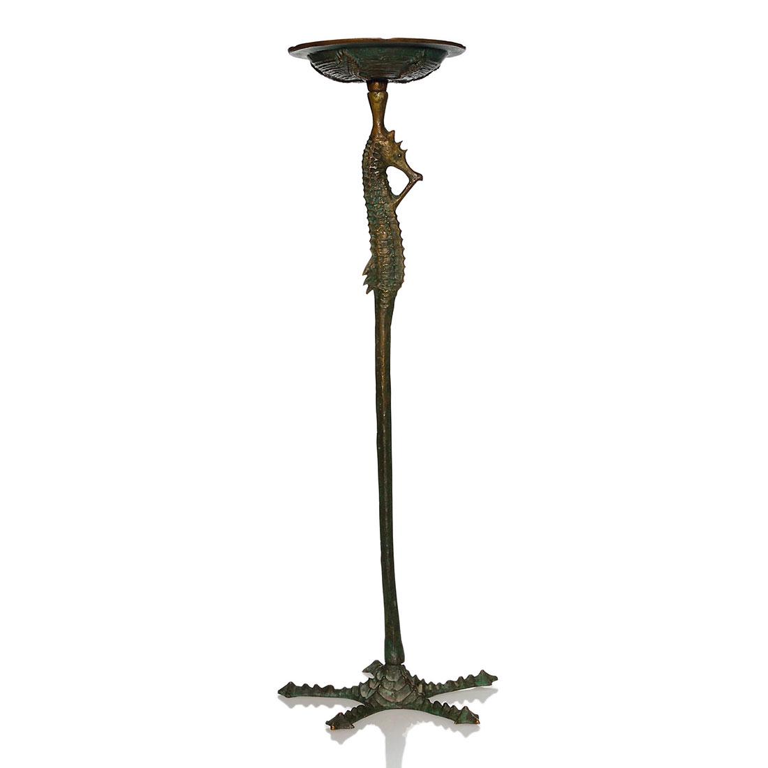Hurley Bronze smoking stand, 1925, 27 5/8" (1 of 2)