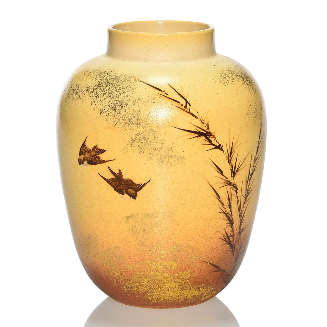 Rookwood Dull Finish ginger jar, McDonald, 1885, 47 B, (1 of 1)