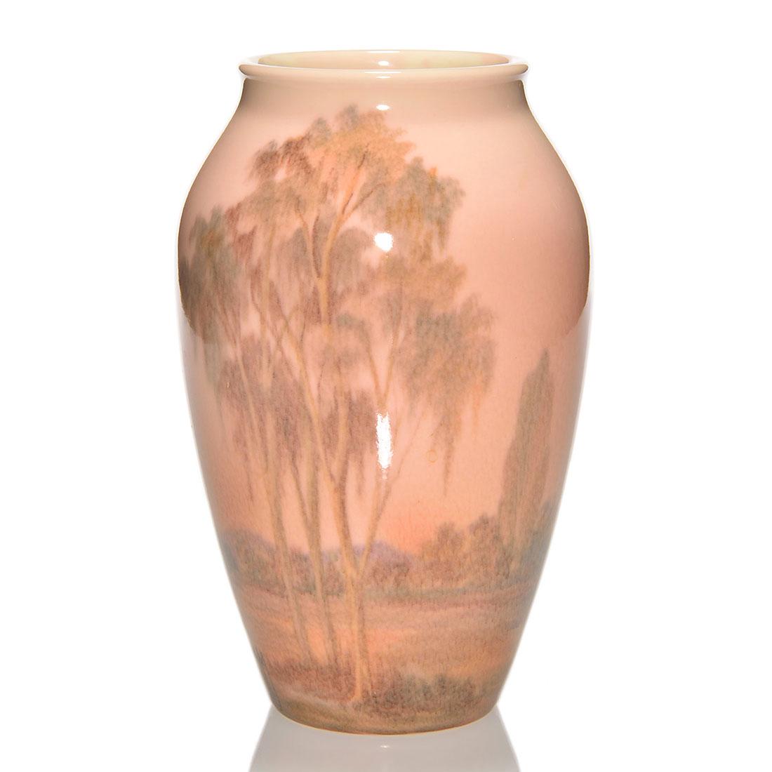 Rookwood Porcelain scenic lamp (1 of 1)