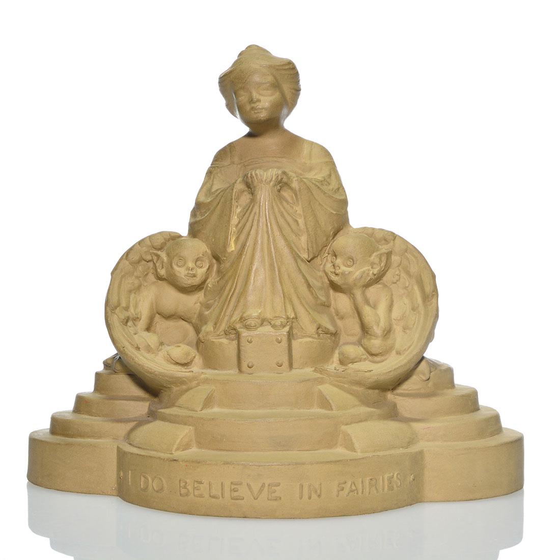 Doulton Lambeth bisque statue, 5 3/8" (1 of 2)