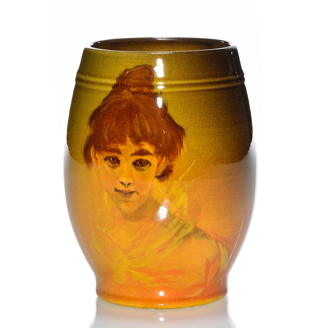 Rookwood Standard glaze mug, portrait, Horsfall, 5" (1 of 2)