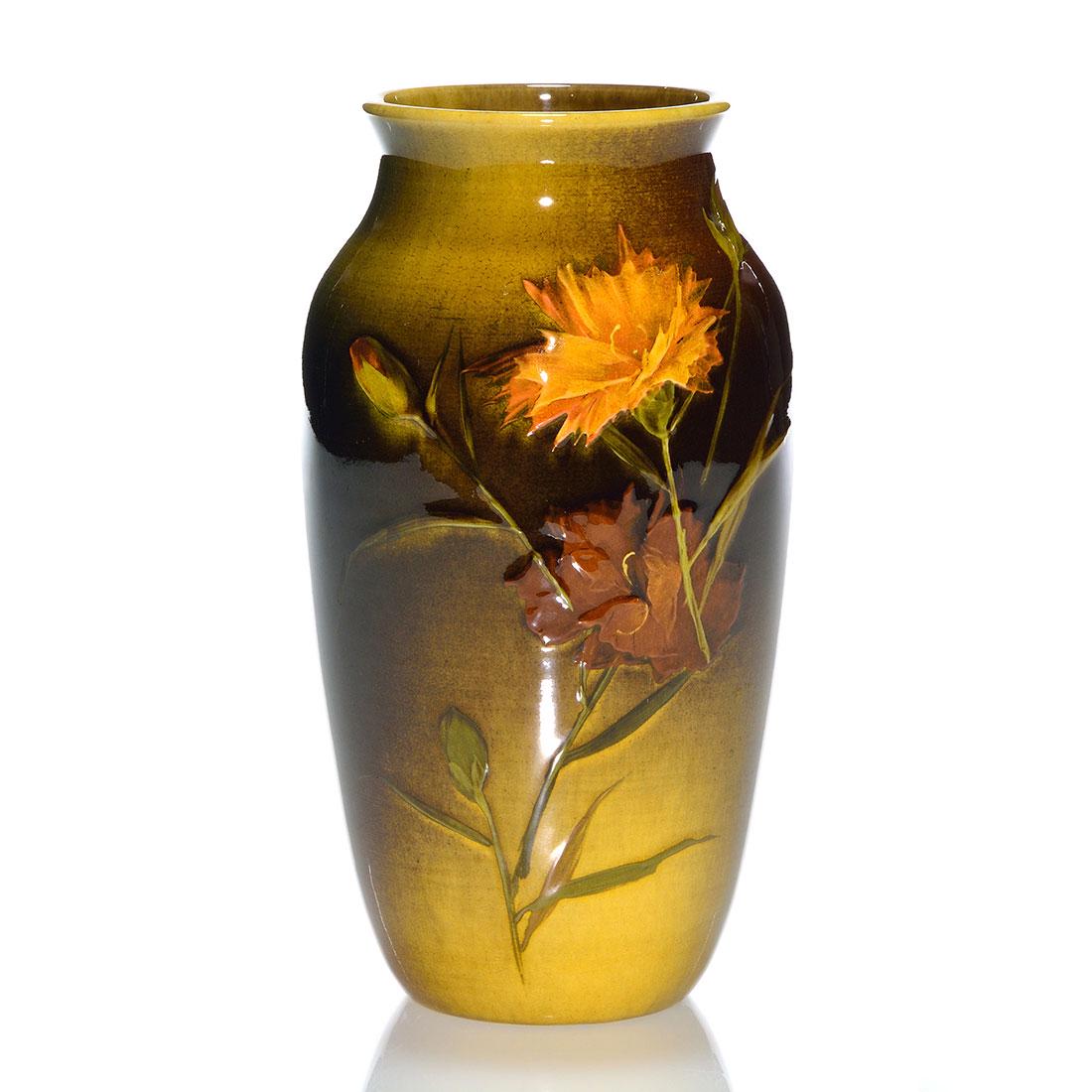 Rookwood Standard glaze vase, Sprague, 1893, 6 3/4" (1 of 2)