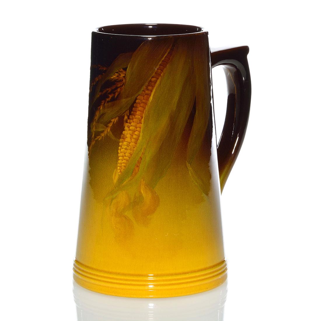 Rookwood Standard mug, Asbury, 1898, shape 775, 7 1/4" (1 of 2)