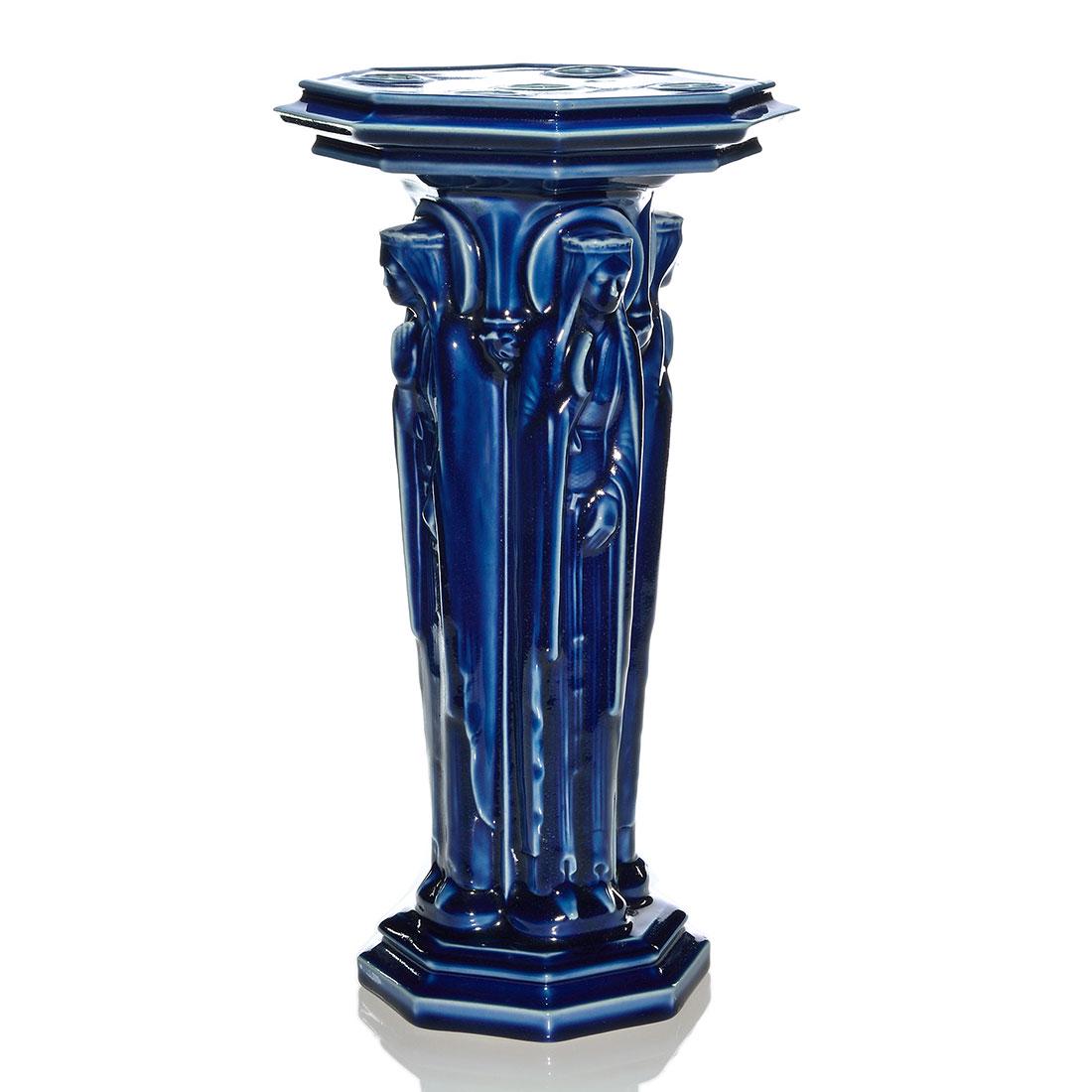 Rookwood tall candleholder, 1922, 2475, 15" (1 of 2)