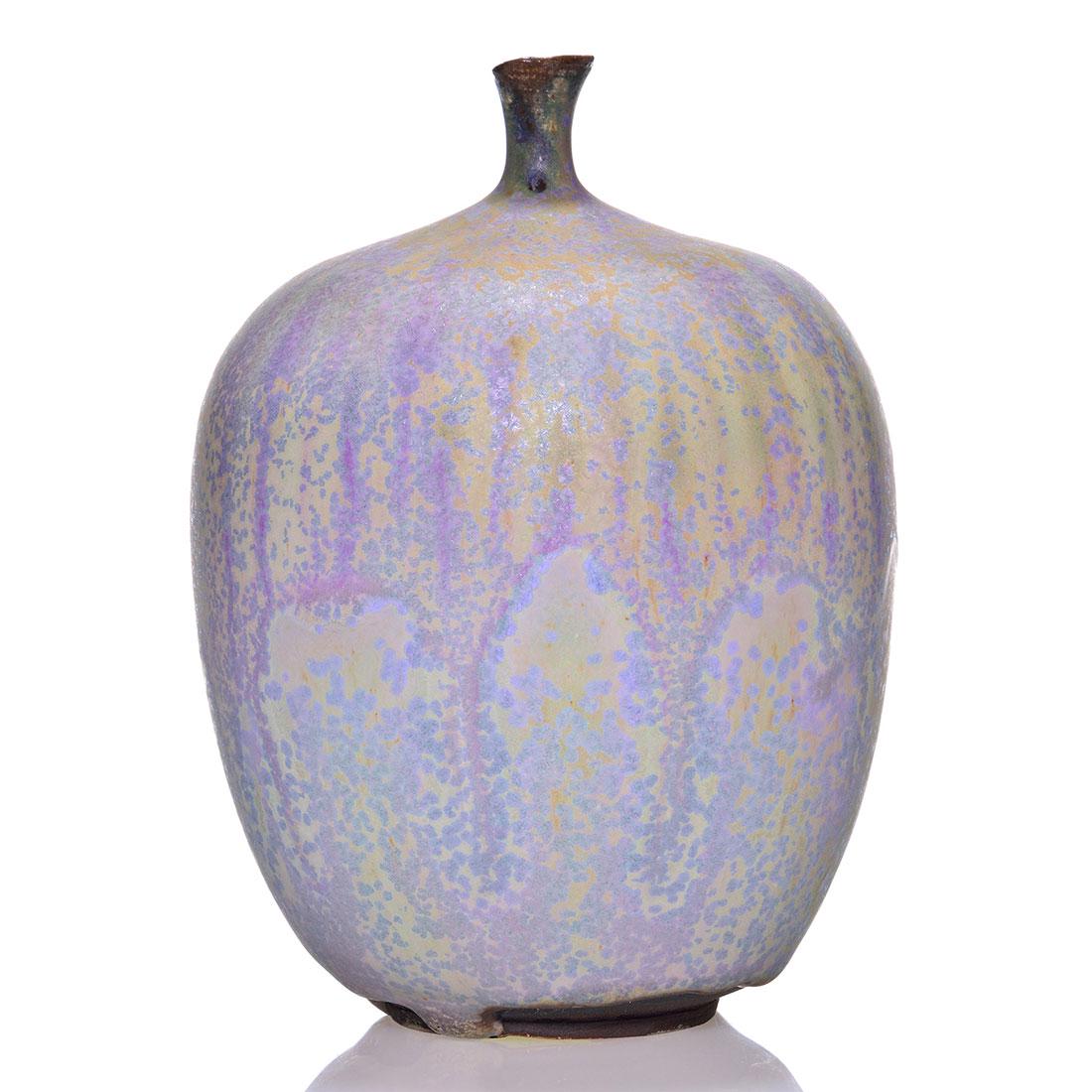Large Cabat Feelie, 5 7/8”, crystalline glaze (1 of 2)