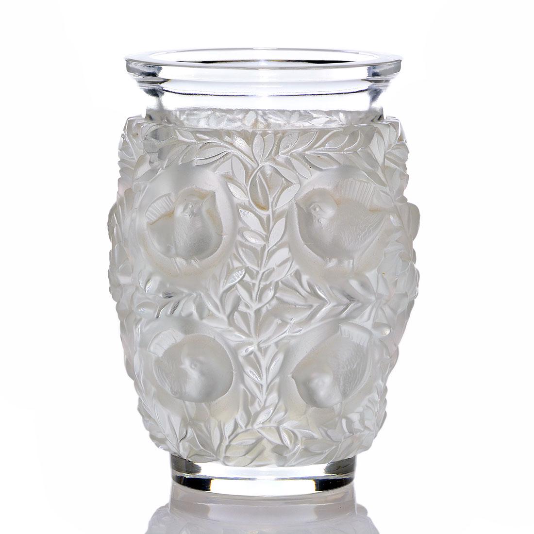 Lalique France Bagatelle frosted vase, 6 5/8”, signed Nov 03, 2018