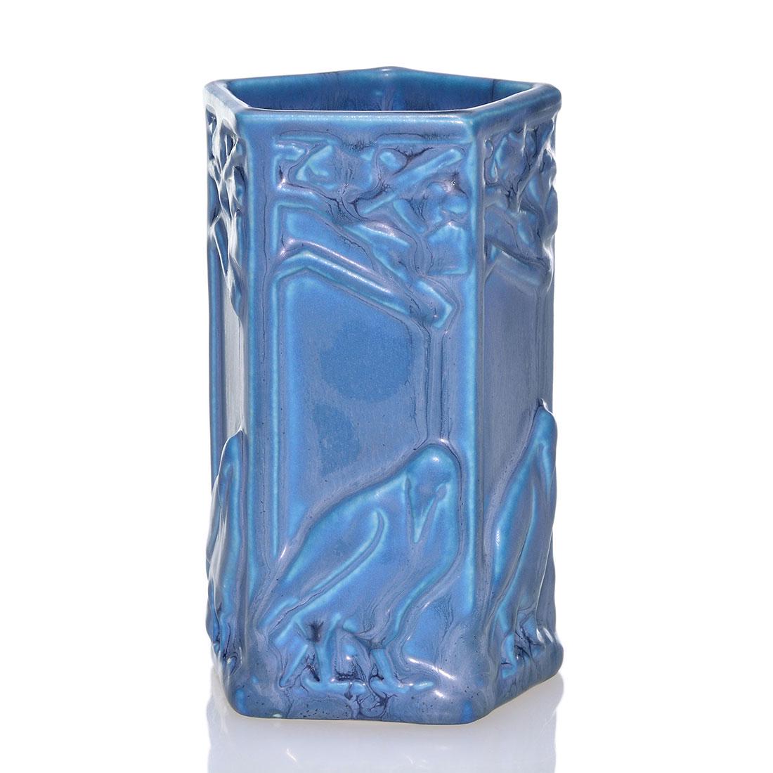 Rookwood "Rook" pencil holder,1931,1795,4 5/8" (1 of 2)