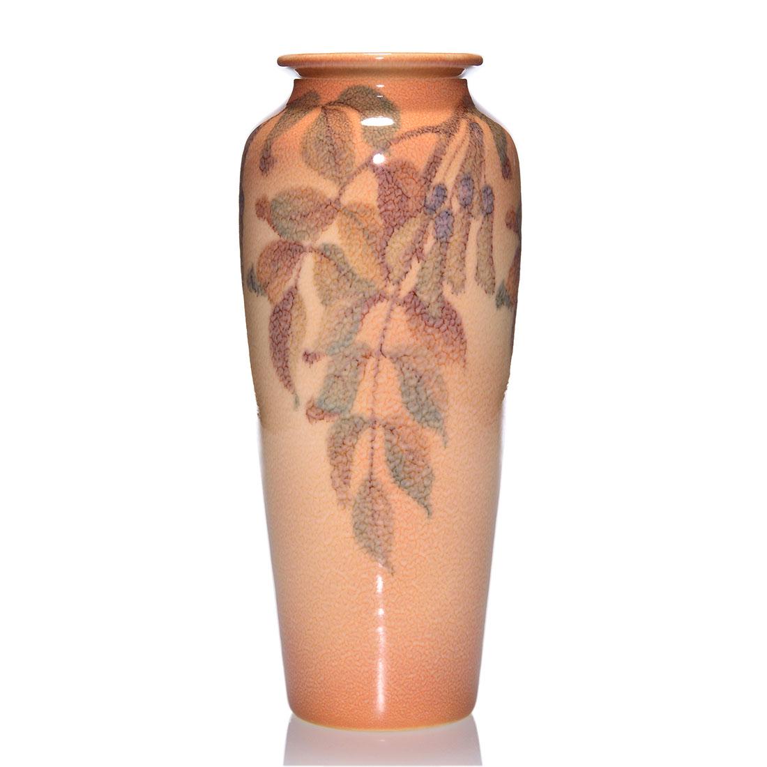 Rookwood Porcelain 12" lamp vase, MHM, 1941, S2168 (1 of 2)