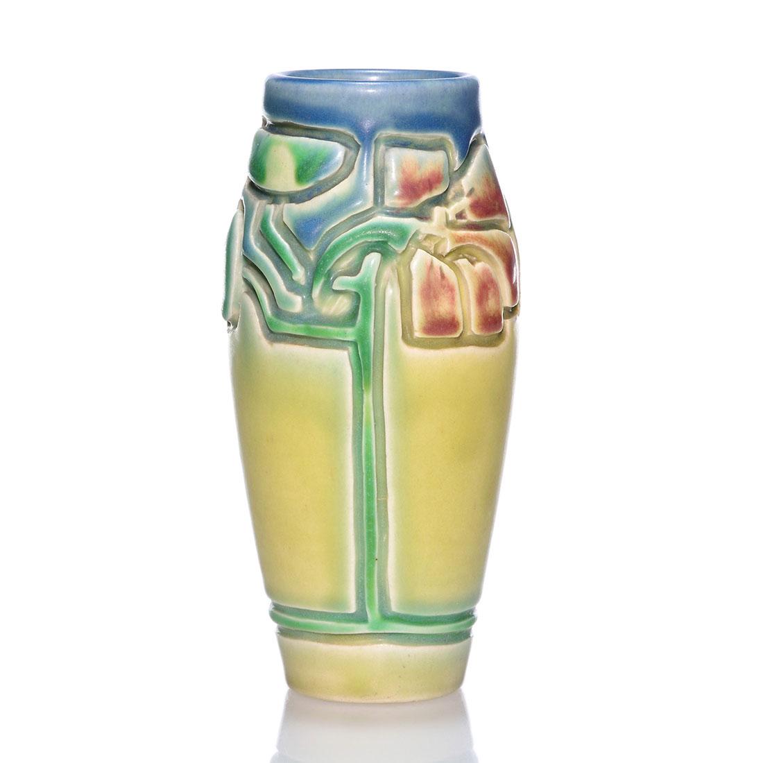 Rare Kiiche Yamada carved Vellum, 1906, 30 F, 6 1/4" (1 of 2)